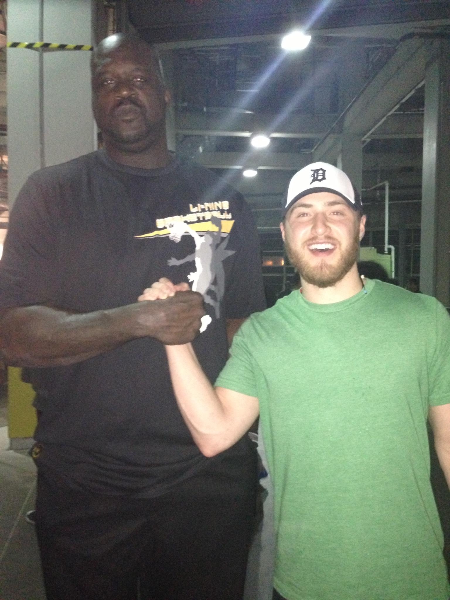Shaquille "Shaq" O'Neal and Mike Posner - Justin Bieber's Believe Tour - Orlando, FL 1/25/13
