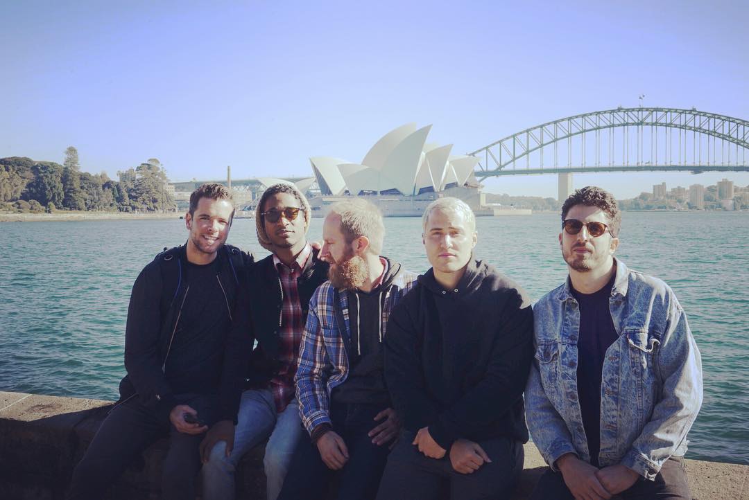 Mike Posner band in front of the Sydney Opera House on June 29, 2016
 Mike Posner band in front of the Sydney Opera House on June 29, 2016