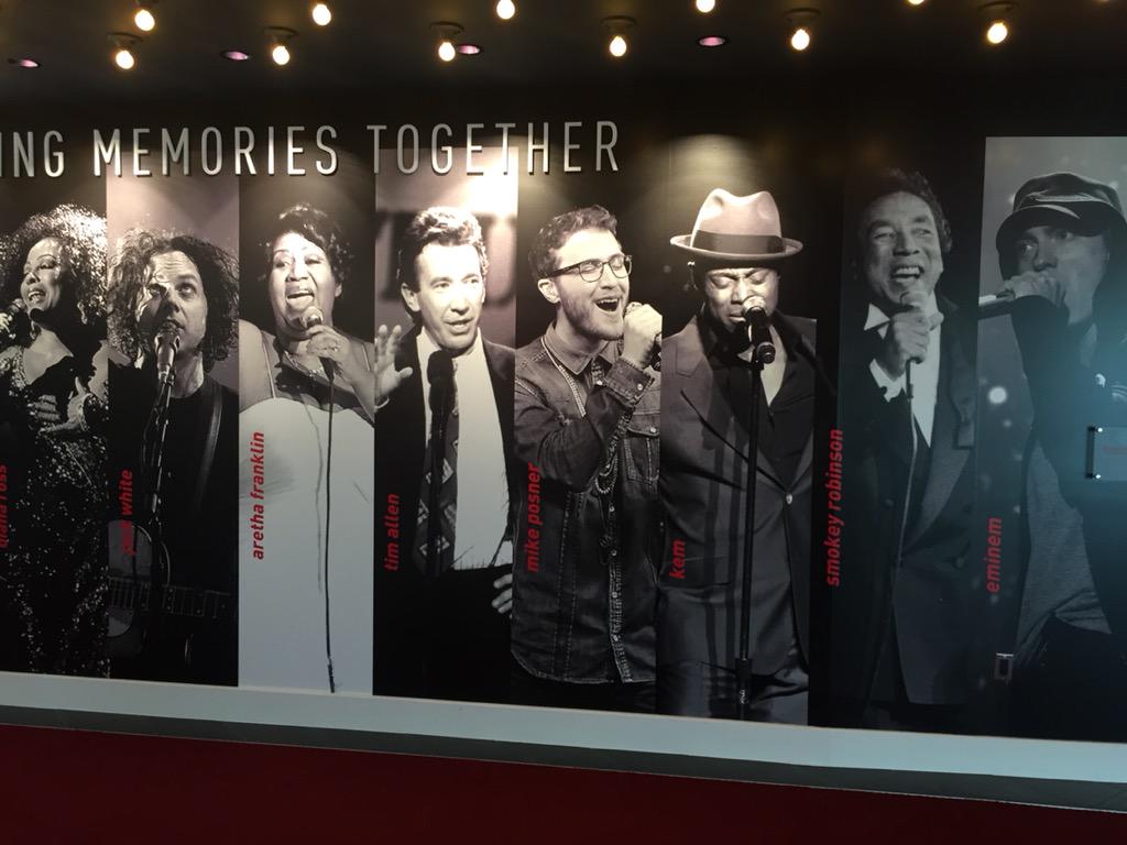 Mike Posner is featured on the wall of The District Detroit and New Arena Preview Center in Detroit, Michigan
Photo by Dan Milstein
