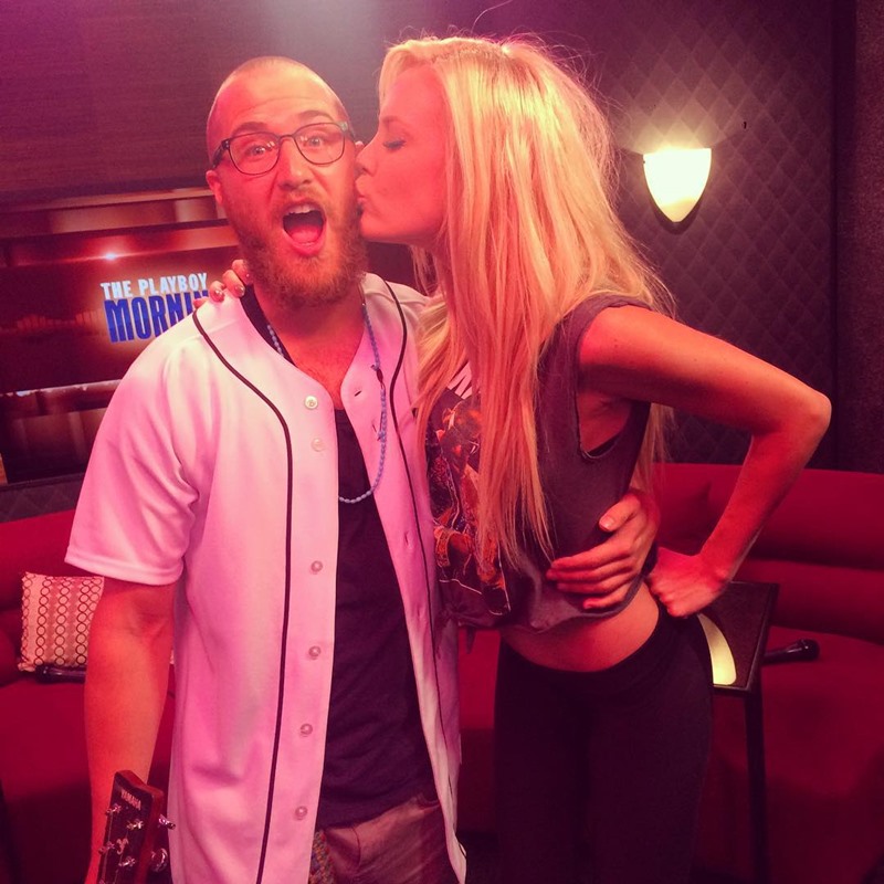 Mike Posner visiting The Playboy Morning Show in Los Angeles, CA August 18, 2015
instagram.com/gabrielleromanello
