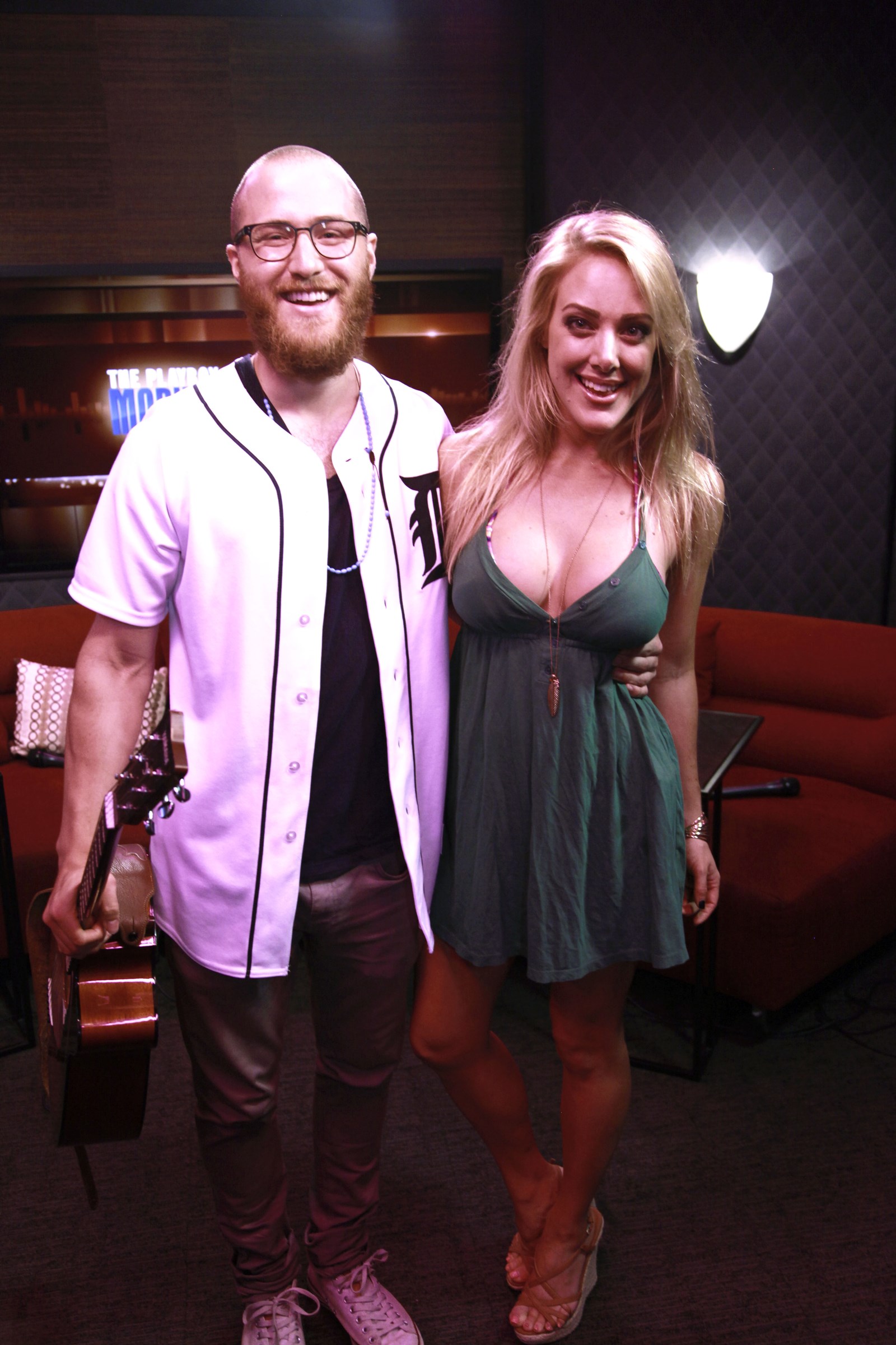 Mike Posner visiting The Playboy Morning Show in Los Angeles, CA August 18, 2015
pbmorningshow.wordpress.com
