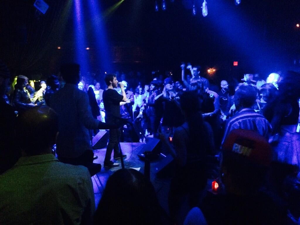 Mike Posner surprise performance at The Sayers Club in Los Angeles, CA 6/19/14
Twitter @EricZayne
