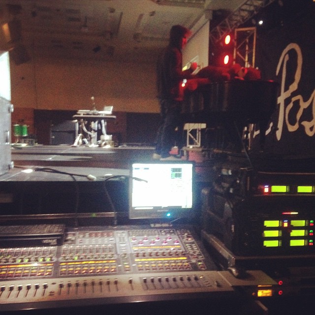 Mike Posner soundcheck at USU's The Howl 2014 in Logan, UT 10/25/2014
instagram.com/tatetullis
