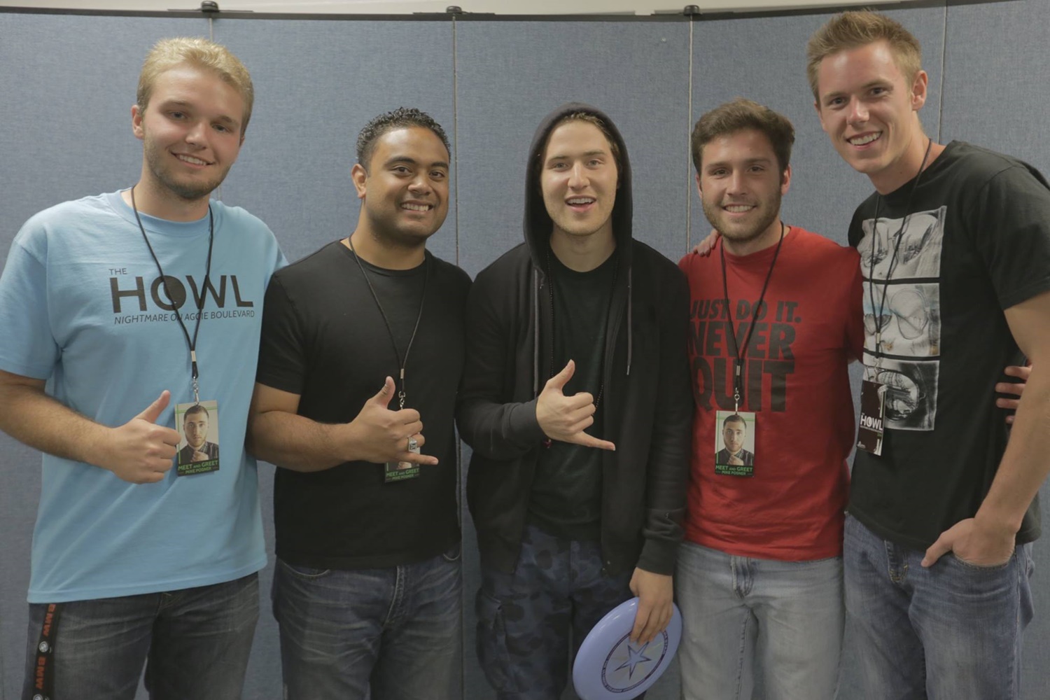 Mike Posner Meet & Greet at USU's The Howl 2014 in Logan, UT 10/25/2014
facebook.com/UtahStateSA
