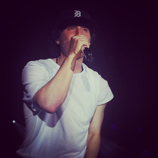 Mike Posner performing at USU's The Howl 2014 in Logan, UT 10/25/2014
instagram.com/caitybreann
