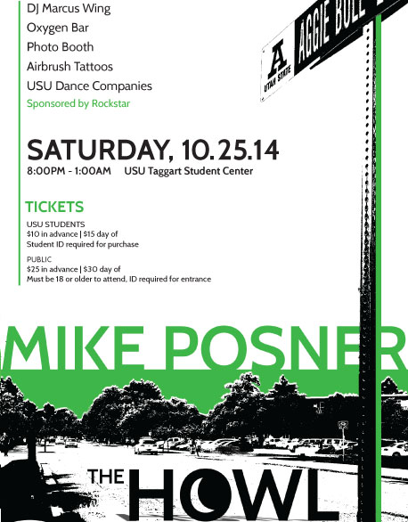 USU The Howl 2014 poster
