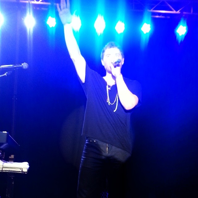 Mike Posner performing at Bye Gosh Fest 2014 at UW Oshkosh in Oshkosh, WI 5/8/14
Instagram @casperk127
