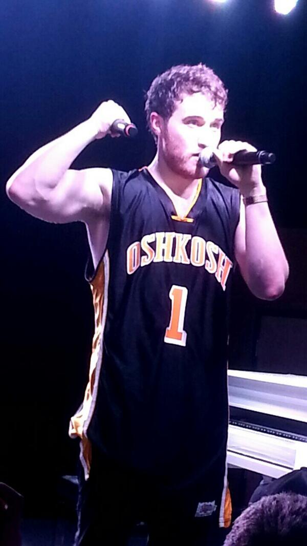 Mike Posner performing at Bye Gosh Fest 2014 at UW Oshkosh in Oshkosh, WI 5/8/14
Twitter @adamalty40
