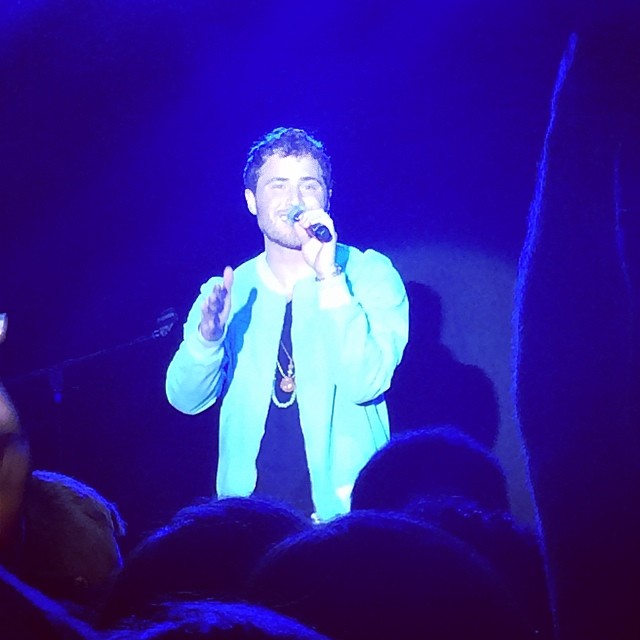 Mike Posner performing at Bye Gosh Fest 2014 at UW Oshkosh in Oshkosh, WI 5/8/14
Instagram @lexibergum
