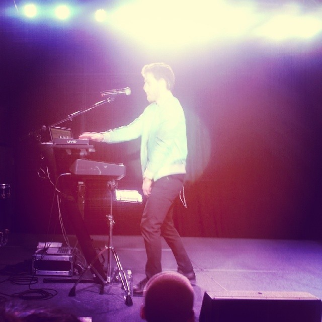 Mike Posner performing at Bye Gosh Fest 2014 at UW Oshkosh in Oshkosh, WI 5/8/14
Instagram @madeeelinnn
