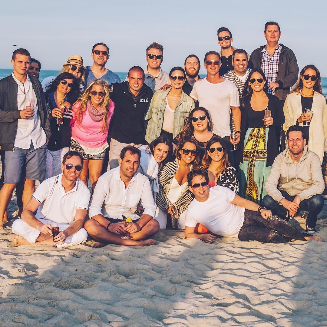 Mike Posner, Demi Lovato, and Island Records team at Flying Point Beach in Southampton, NY June 10, 2015
 Mike Posner, Demi Lovato, and Island Records team at Flying Point Beach in Southampton, NY June 10, 2015