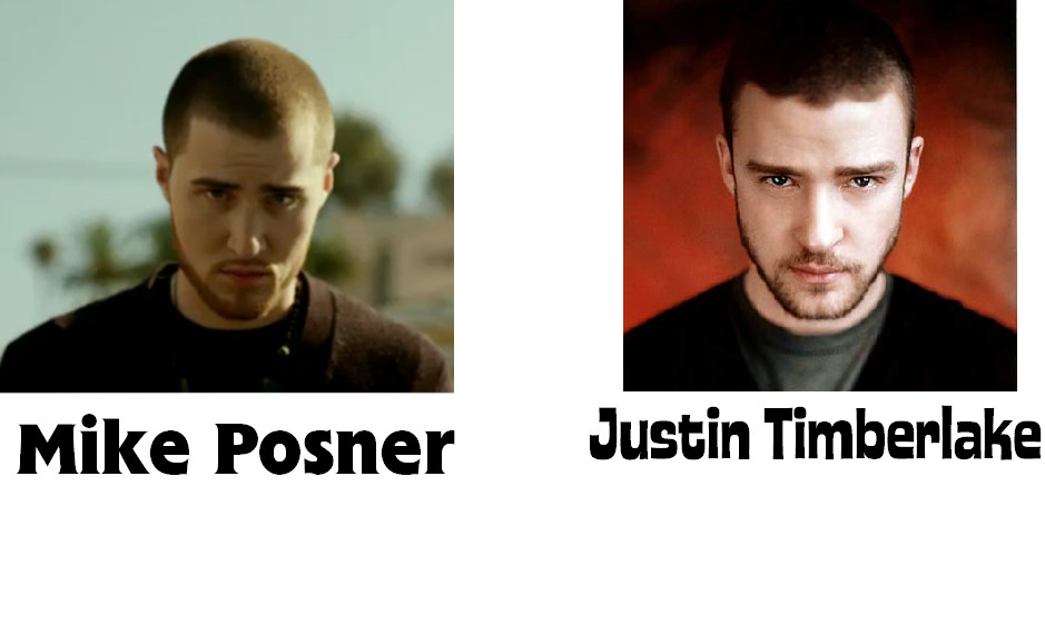 Justin Timberlake & Mike Posner look-a-like
